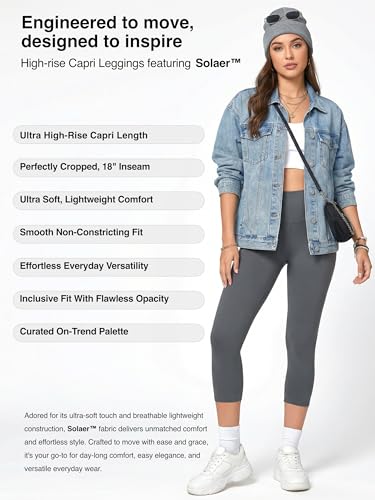 Image of Conceited High Waisted Ultra Soft Leggings for Women - Full Length, Capri Length and Biker Shorts - Available in Plus Size