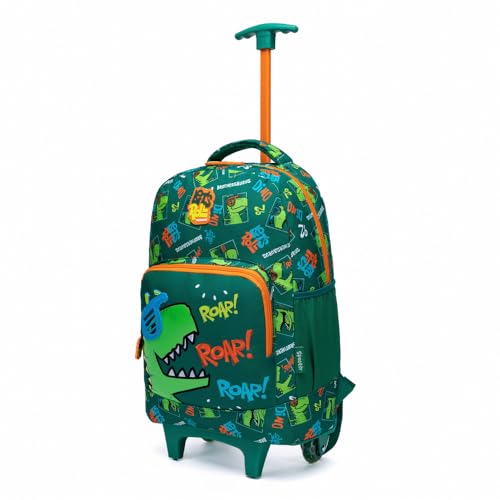 Kit Mochila De Rodinhas Infantil Escolar Lancheira Estojo