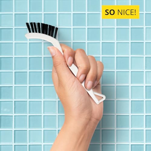Supplymaid 6-Pack Grout Cleaner Brush Scrub Set - Stiff Bristle Scrubbing & Detail Cleaning Brushes for Household Use on Bathtub, Shower, Kitchen, Tile Floors, Sink, Grooves, Window Tracks, Drains by SupplyMaid - Image 6