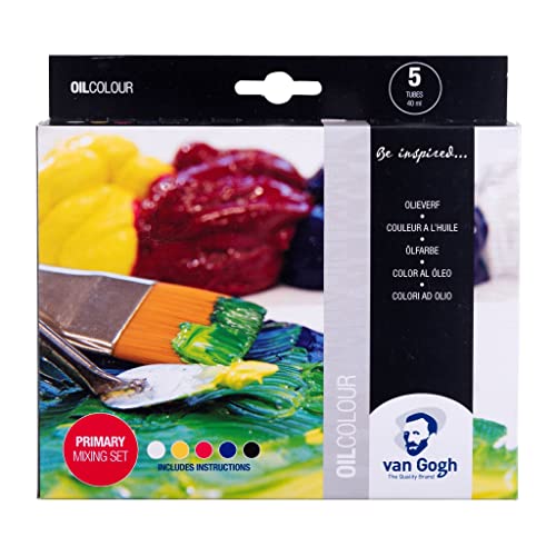 Óleos Van Gogh, Estuche de Mezcla de Colores primarios | 5 x 40 ml (02820505)
