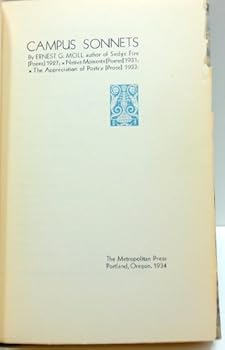 Hardcover Campus Sonnets Book