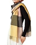 ☀ 【Multifunción】: Una bufanda grande, larga y ancha, no sólo se puede utilizar como accesorios para vestidos y abrigos, sino también ① Estolas para bodas;② Como recuerdo de un invitado / amigo;③ Como una fiesta, un aniversario, una fiesta de cumpleaños, un regalo de Navidad...