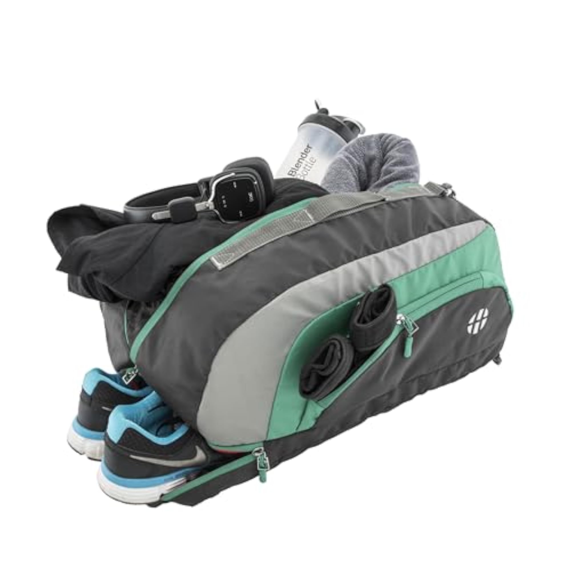 Jake 3-in-1 Gym Duffel Bag, Convertible Design