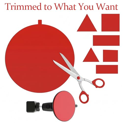 Bruislard Doppelseitige Klebepads Doppelseitig Extra Stark Wasserfeste Montagepads Automontage-Klebepad-Ersatz für Zuhause Büro Auto, Doppelseitige Klebepads Rund 4 Stück