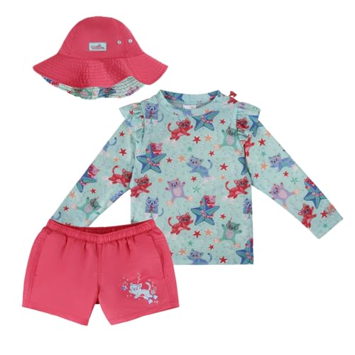 Image of UV SKINZ UPF 50+ Girls' 3-Piece Swim Set