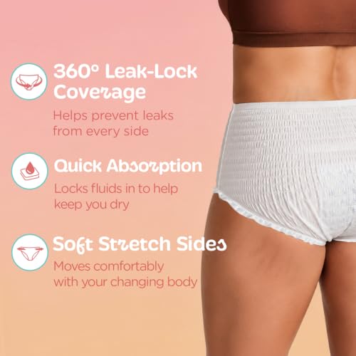 Image of Pee Safe Comfort Maternity Panty | XXL-XXXL 5 Pcs | Postpartum Bleeding