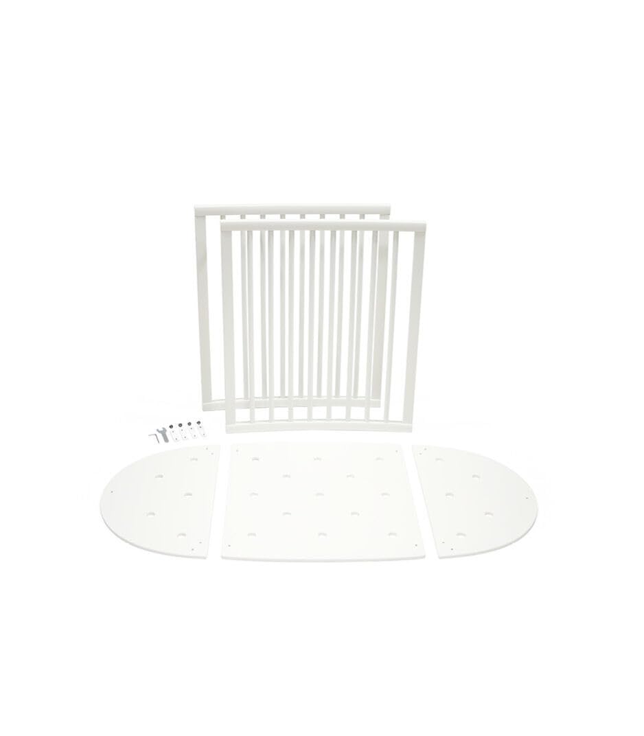 Estensione letto Stokke Sleepi, Bianco - Trasforma Stokke Sleepi Mini in letto Stokke Sleepi - Estendi il letto fino a 140cm - Adatto per bambini fino a 5 anni - Materasso venduto separatamente