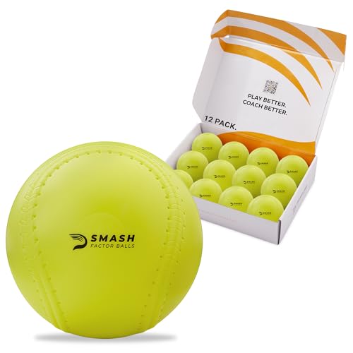 Driveline Baseball Smash Factor Softballs (4 oz, 12 Pack) High