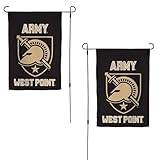 Desert Cactus US Military Academy West Point USMAWP Garden Flag – 19 x 12 inch SUMA Black Knights Banner, For Outdoor Display and Events (Design A)