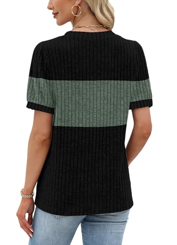 55% Off Sipaya Women's Short Sleeve Sweater Tunic Top