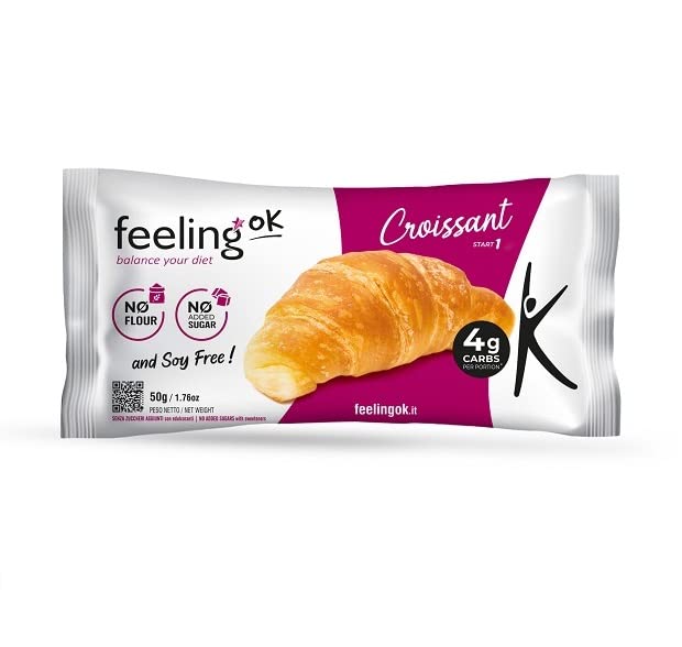 FEELING OK CORNETTO START 50G - 10 PEZZI IDEALE PER DIETE LOWCARB - NT INTEGRATORI, alla Vaniglia