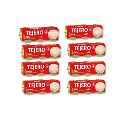 Tejero - Conserva de Pescado | Atún en Aceite de Oliva - 8 Unidades (3 x 52 g)
