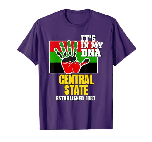 Central State, CSU, Red, Black and Green HBCU T-Shirt