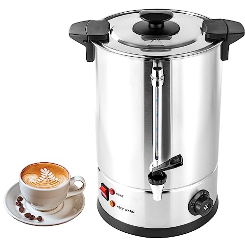 Commercial Coffee Urn Stainless Steel Coffee Maker Hot Water Urn for Catering,70-Cup 12 L,Automatic Coffee Urn,Coffee Dispenser,Coffee Urn Coffee Maker Hot Water Urn for Home,Party,Office,Wedding