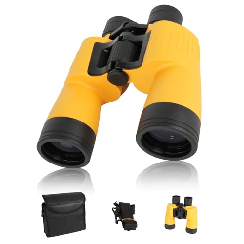 BOSTRON 7x50 Binocolo Marino per Adulti, Binocolo Impermeabile con Gomma