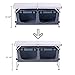 CampLand Outdoor Folding CampingTable with Aluminum Lightweight Height Adjustable with Storage Organizer Picnic Table for BBQ, Party, Camping (White)