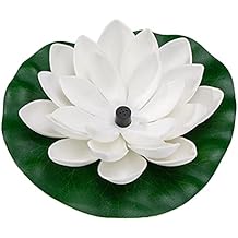 Solar Fountain for Bird Bath, 1.2W Free Standing Floating Lotus Solar Powered Water Fountain with 6 Nozzles,Solar Pond Pump for Garden,Fish Tank,Pool,Pond,Outdoor Decorations