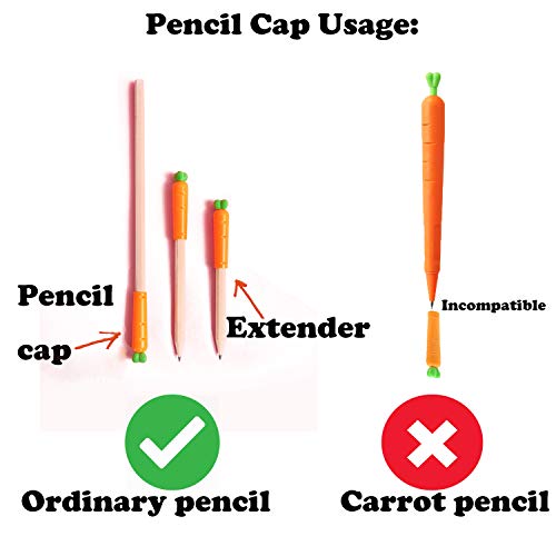 Silblassyu Cute Carrot Pencil Case Set - Pack Of 10Pcs,Large Capacity Soft Silicone Carrot Pen Pouch,Gel Ink Pen,Mechanical Pencil,Eraser For Cute School Supplies/Stationery Kids Students Waterproof #TOP5