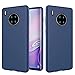 Produktbild DYGG Hülle Kompatibel mit Huawei Mate 30 Pro/Mate 30 Pro 5G Case Covers Silikon, Ultraleichte Soft TPU Schutzhülle Stoßfeste/Kratzfeste Bumper Handy Case - Blau