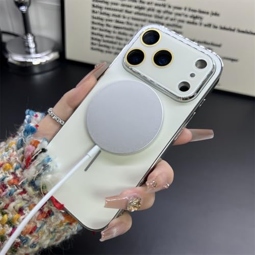 Coque magnétique iPhone 15 Plus rigide antichoc noire haut de gamme