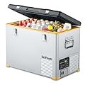 Setpower RV45S Single Zone 12 volt refrigerator, 48 Quart Portable Refrigerator Electric Cooler, Car Fridge Portable 12v Plug In Cooler for Travel, Camping, Fishing