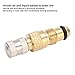 Acouto Tractor Air Liquid Valves TR218A TR618A 10pcs Tractor Air Liquid Valves Tire Brass Valve Stem CH3 Core Housings Replacement