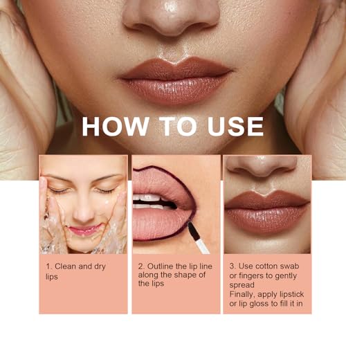 Lip Stain Lip Liner Stay-N-Peel Off Lip Liner Tattoo, Peel Off Lip Stay-N Long Lasting Lip Stain Pee