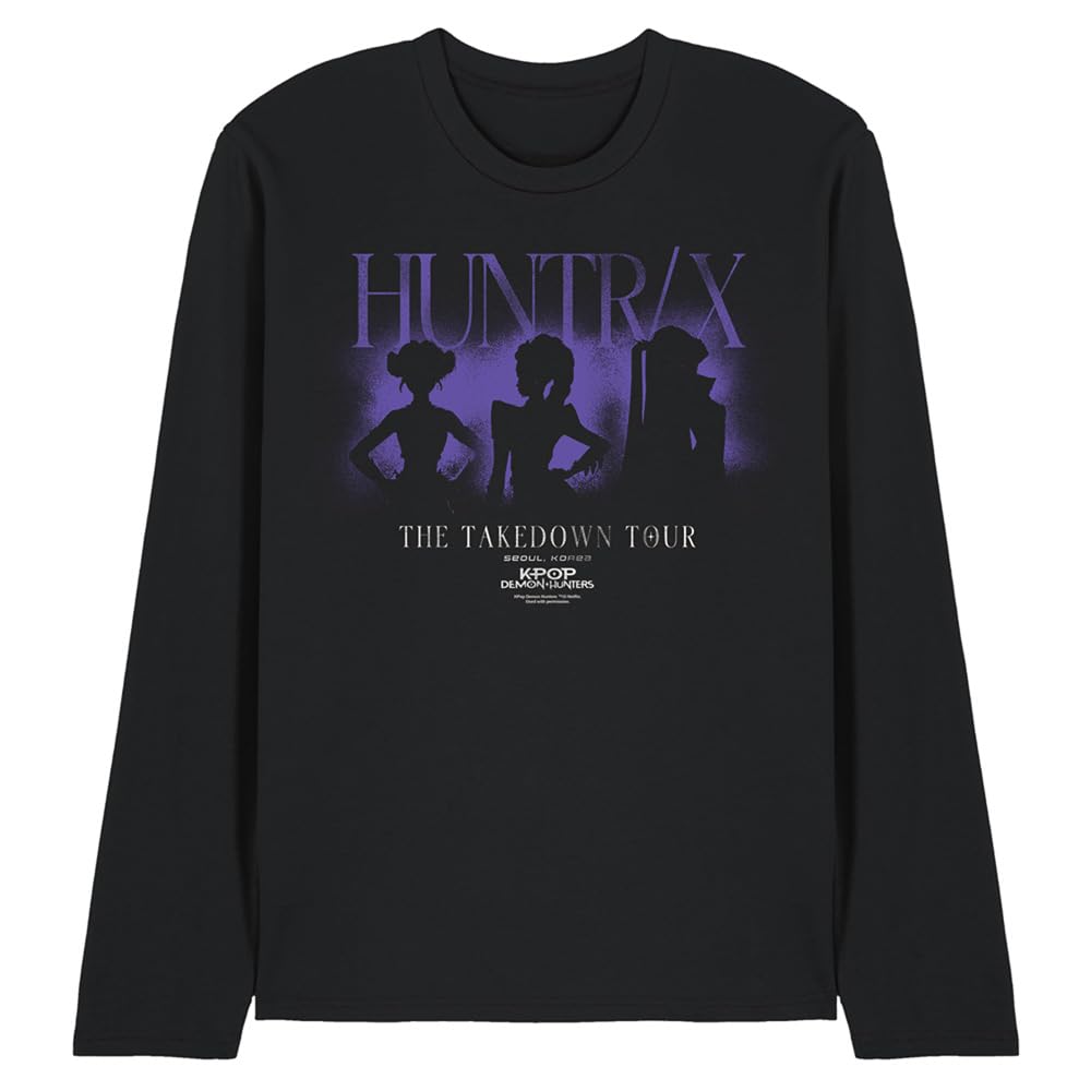 Netflix - Long Tee - Licensed T-Shirt - L - Black