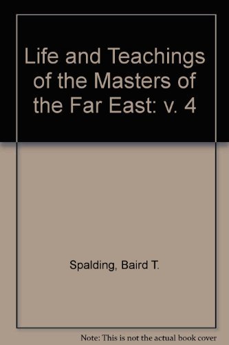 Life and Teaching of the Masters of the Far Eas... 0875160875 Book Cover