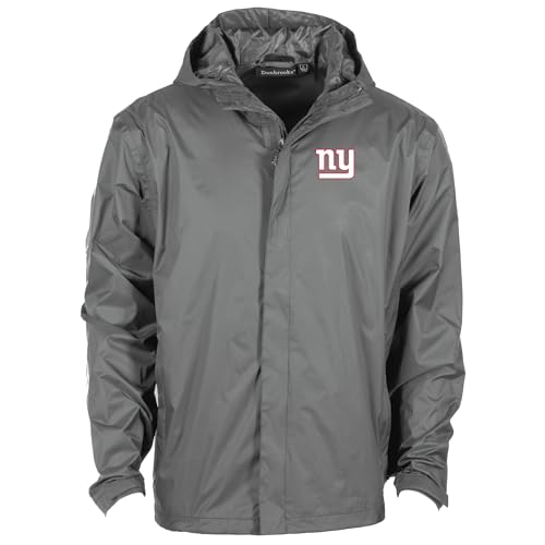 Image of Dunbrooke Men's NFL Tropic Waterproof Packable Full-Zip Hoodie Jacket