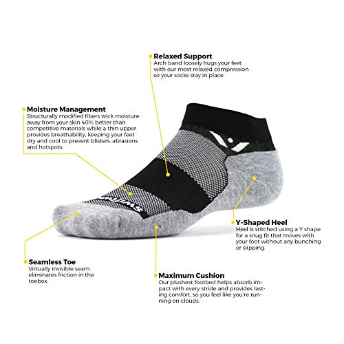 Swiftwick- MAXUS Ankle Golf & Running Socks, Maximum Cushion2