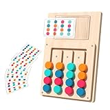 Spiele für Demenzkranke, Spiele Demenzkranke Senioren, Holz Demenz Spiele mit 12 Doppelseitige Karten, Spiele für Sehbehinderte, Puzzle für Sehbehinderte, Puzzle Senioren Demenz