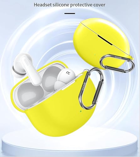 Image of Silicone Case Cover Compatible for OnePlus Nord Buds 3 | 3 Pro (Yellow)