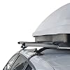 RE&AR Tuning Barres de Toit Porte Bagages de voiture pour Opel Corsa F 2019-2021 en Aluminium Gris Sans Railing