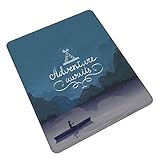 Einzigartiges Design: Abenteuer erwartet Boot, See, Camping. Interessantes einzigartiges Design, personalisiertes Mauspad, Vollfarbbildwiedergabe mit lebhaften permanenten Farben, die nicht verblassen, haltbare genähte Kanten, die Verschleiß verhindern können, gewährleisten eine lange Nutzung ohne Verformung und Degummierung.