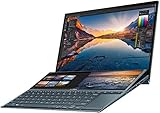 asus zenbook pro 15 ✅ MOBILITÄT: Produktiver arbeiten in Bewegung. Wir haben das neue ZenBook Duo 14 so schlank, dass es 3 mm dünner ist als die vorherige Generation: Dies wird durch das neigbare Design des ScreenPad Plus ermöglicht, was die Notwendigkeit für einen internen Luftstrom reduziert. Auch die Akkulaufzeit wurde erhöht. Das ErgoLift Präzisionsscharnier neigt die Tastatur um 4,5° 2 für ein ergonomisches und komfortables Tippen.