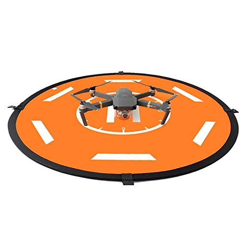 Preisvergleich Produktbild Gute Leistung Drohnenzubehör Drones Landing Pad 80cm, universelle wasserdichte tragbare Faltbare Landing Pads Geben Sie Ihnen eine bessere Unterhaltungsatmosphä (Color : Orange / Black)