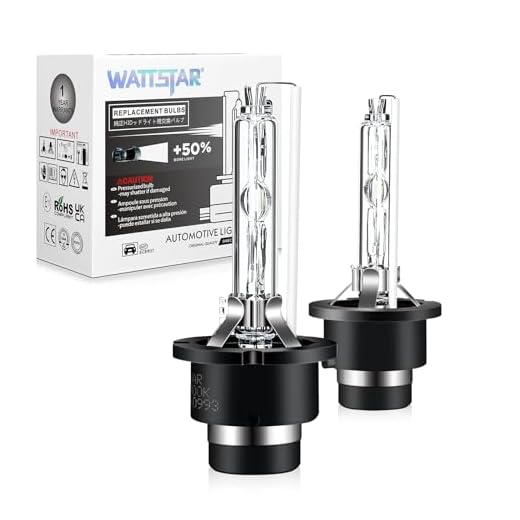Faro delantero Wattstar D2S, kit de restauración HID, kit de conversión HID de coche blanco puro de 35 W 6000 K (paquete de 2)
