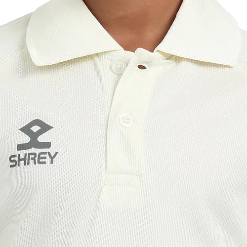 Image of SHREY Cricket Match T-Shirt Short Sleeve - Junior