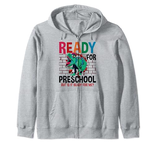 First Day Of Preschool Toddler Boy Ready For Pre-School Felpa con Cappuccio