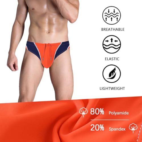 Mens Sexy Swim Bikini with Adjustable Drawstring Swimming Briefs Swimwear2