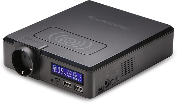 ALLPOWERS S200 Estación de Energía Portátil 200W 154Wh Generador ...