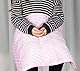 Sleepymoon Gewichtete Lap Pad für Angst und Entspannung (Rosa, 46 * 54cm-1.4kg)