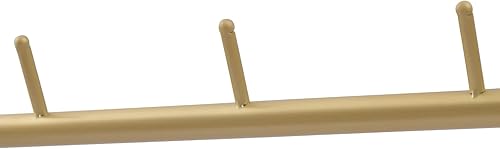 Miniatura 6 de Estante de exhibición de ropa de metal, resistente y independiente, para tienda al por menor, oficina en casa, 39.37 x 14.17 x 67.72 pulgadas