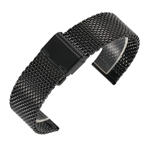 Bracelet de montre en acier inoxydable anti-transpiration maille Milan 24mm