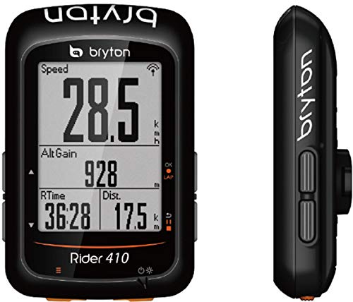 Bryton Rider 410H, Computer GPS Unisex – Adulto, Negro, M