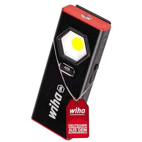 Wiha Handleuchte 1.200 lm I mit On-/Off Sensor I Handlampe mit Dimmfunktion I Akku LED Handleuchte I USB-C aufladbar I 10 h Leuchtdauer (45699) Wiha Handleuchte 1.200 lm I mit On-/Off Sensor I Handlampe mit Dimmfunktion I Akku LED Handleuchte I USB-C aufladbar I 10 h Leuchtdauer (45699)