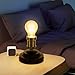 Semi-recessed lamp Base, Industrial E26 mini lamp Holder, Simple Retro lamp Holder, with 570Cm Wire Switch Plug for use in corridors, Bedroom Access, Kitchen Foyer, Desk lamp