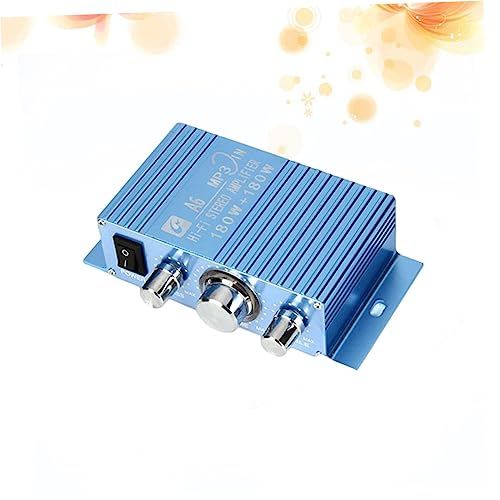 Tofficu Amplificateur de Puissance Canaux pour Lecteur Multifonctionnel Compatible pour Automobile et Couleur
