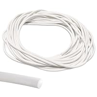 Fugenfüllprofil, Silikon Schaumstoff Dichtstreifen 5mm, Fugen Dichtschnur, Rundschnur für Silikonfugen, Schaumstoff Dichtstreifen, 5 Meter(16.41 Ft) Lang, für Basteln, Türen, Fenster und Wandfugen